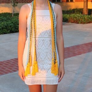 Skies are Blue White Lace Dress
